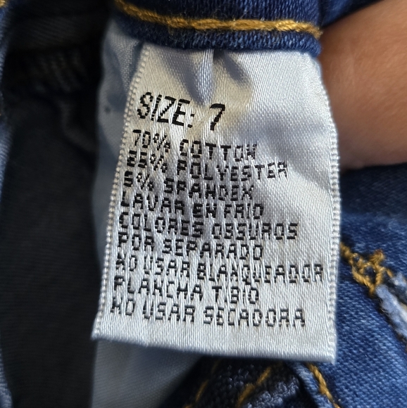 Bamboo High Rise Stretch Denim Skinny Jeans Size Juniors 7 - Picture 7 of 8
